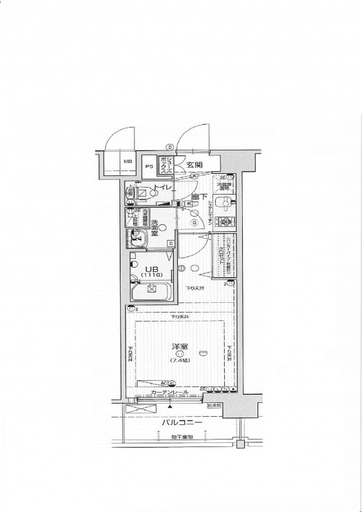 GIA　KOSMO大阪城南Ⅱ 間取り図