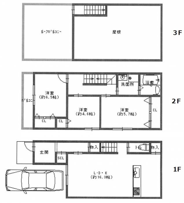 中川６丁目　間取り図