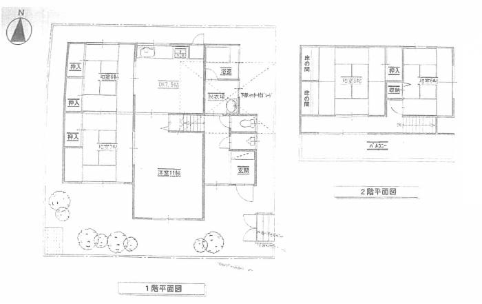 箕面市桜井３丁目 間取り図